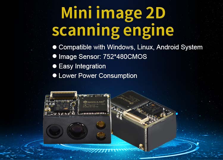 LV3096 Mini OEM 2D Módulo de escáner de códigos de barras para terminales pequeños
