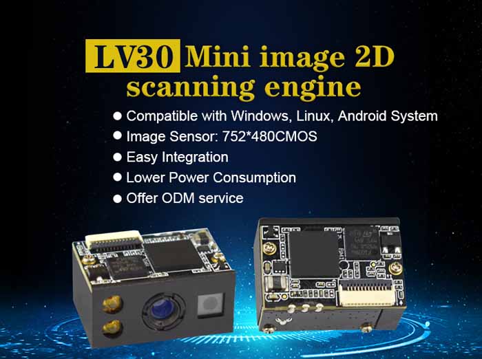 Motor de escaneo 2D mini imagen LV30