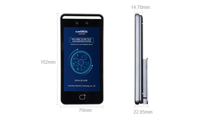 F1 Terminal facial con tarjeta NFC para control de acceso