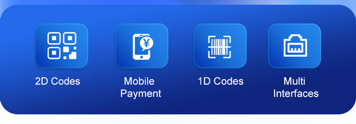 Lector de códigos QR integrado para taquillas y terminales inteligentes
